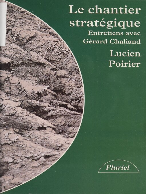 Title details for Le chantier stratégique by Lucien Poirier - Available